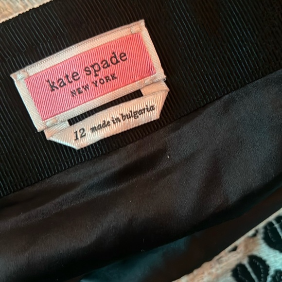 Kate Spade Black and White Embellished Mini Skirt - Picture 7 of 9